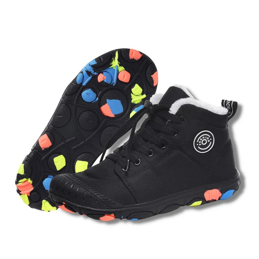 Hike Kids - Waterproof Barefoot Winter Shoes for Kids